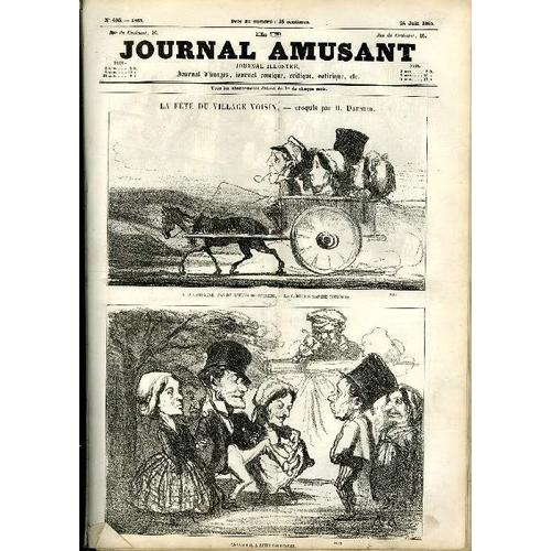 Le Journal Amusant N° 495 (Incomplet) : La Fete Du Village Voisine, Fantasias,
