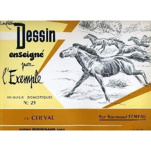 Le Dessin Enseigne Par L'exemple. Animaux Domestiques N°25. Le Cheval