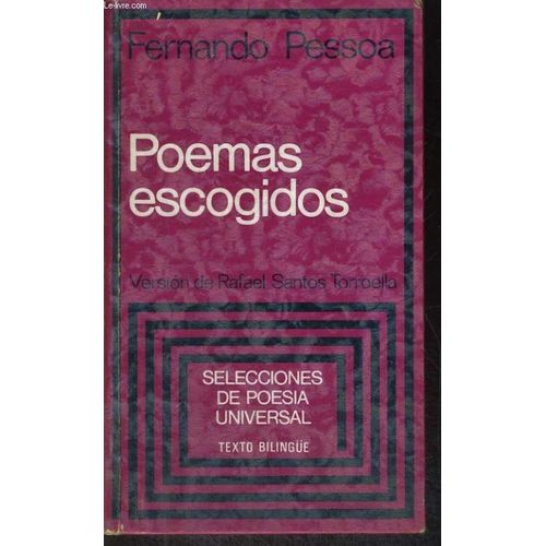 Poemas Escogidos, Version De Rafaelo Santos Tooroella, Texte Bilingue Portugais/Espagnol