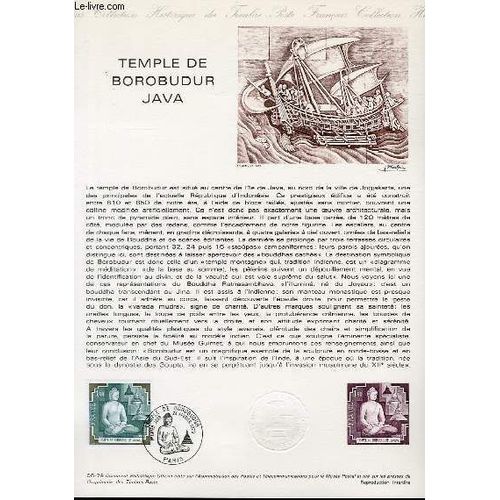 Document Philatelique Officiel N°06-79 - Temple De Borobudur Java (N°2036 Yvert Et Teillier)