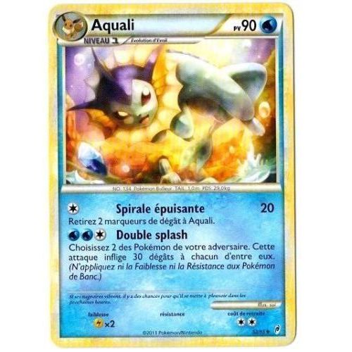 Aquali (52/95) - Pokemon Hs Appel Des Légendes