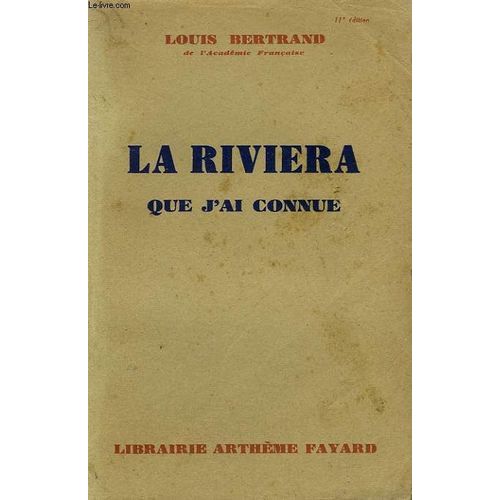 La Riviera Que J'ai Connue