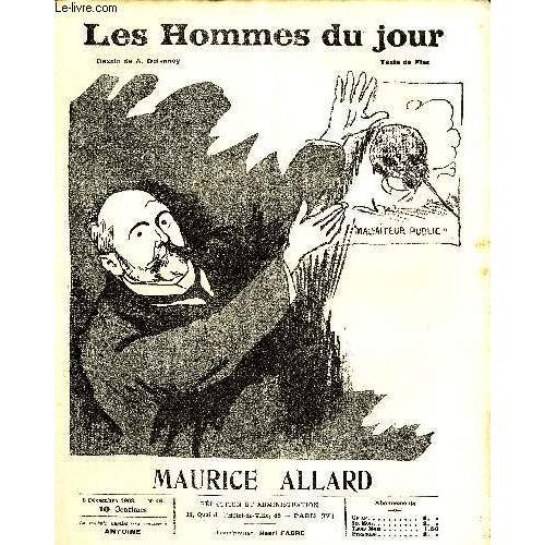 Les Hommes Du Jour N° 46. Maurice Allard.