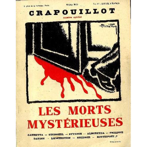 Le Crapouillot. Les Morts Mysterieuses. Numero Special
