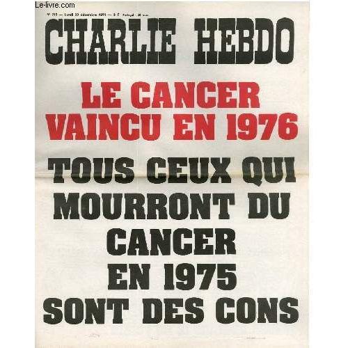 Charlie Hebdo N°215 Du 30-12-1974