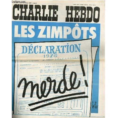 Charlie Hebdo N°328 - Les Zimpôts Merde