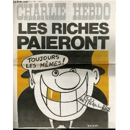 Charlie Hebdo N°186 - Les Riches Paieront Toujours Les Mêmes
