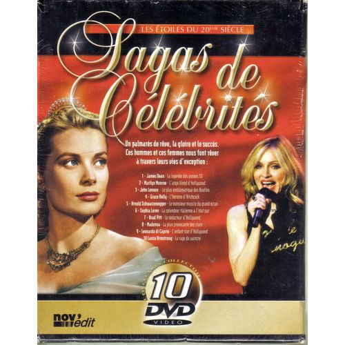 Saga De Célébrités: Dean, Monroe, Lennon, Madonna, Di Caprio, Armstrong, ...
