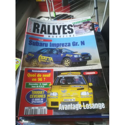 Rallyes Magazine 34 De 1995 Limousin,Coppi,Nice,Deniset