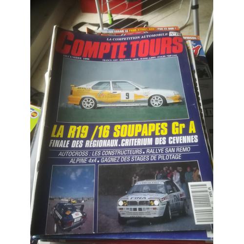 Compte Tours 10 De 1990 Cevennes,Alibert,Thimonier,Coupe R5,Cardabelles