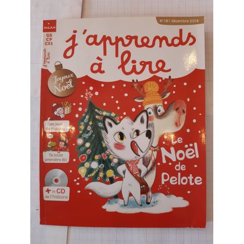 J'apprends À Lire N°181 Décembre 2014 : Le Noël De Pelote, Avec Cd