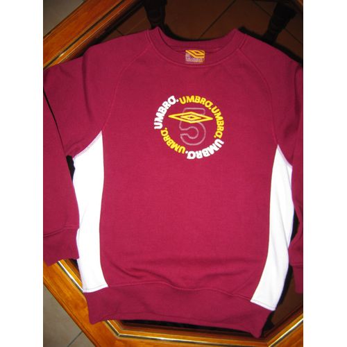 Sweat Umbro Taille 158  (12 Ans) En Bordeaux