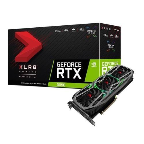 PNY GeForce RTX 3090 Gaming EPIC-X RGB - XLR8 GAMING Edition - carte graphique - GF RTX 3090 - 24 Go GDDR6X - PCIe 4.0 x16 - HDMI, 3 x DisplayPort