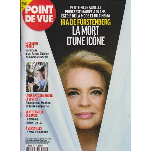Point De Vue N° 3941 Ira De Fûrstenberg La Mort D'une Icone
