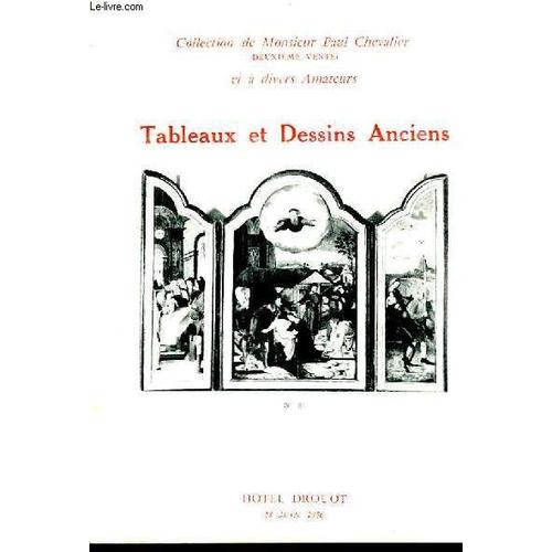 Catalogue De Ventes Aux Enchères De Tableaux Et Dessins Anciens
