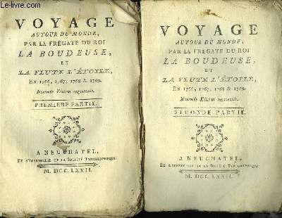 Voyage Autour Du Monde, Par La Frégate Du Roi La Boudeuse Et La Flûte À L'etoile. En 2 Tomes, 1er Et 2ème Tomes