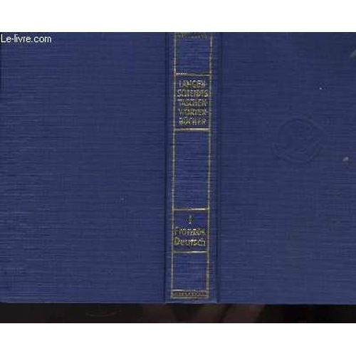 Langenscheidt. Dictionnaire De Poche. 1ère Partie : Français / Allemand