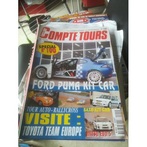 Compte Tours 100 De 1998 Alsace,Essay,Tour Auto,Saxo Kit Car Trophee