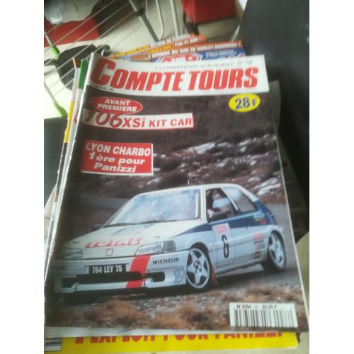 Compte Tours 76 De 1996 Boucles Spa,Lyon Charbonnieres,Giraglia,Fiat Cinquecento Sporting,