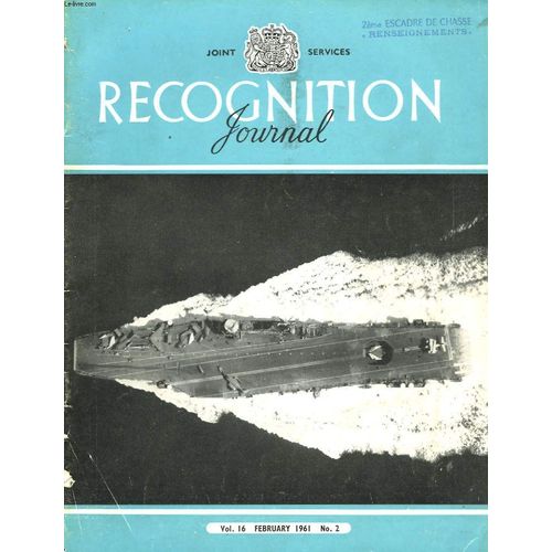 Recognition Journal N°2, Vol. 16