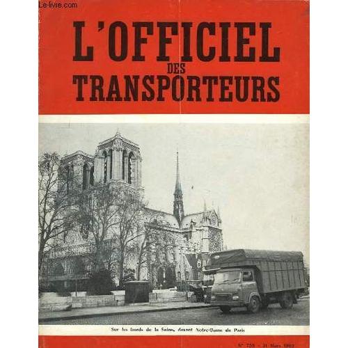 L'officiel Des Transporteurs N°759