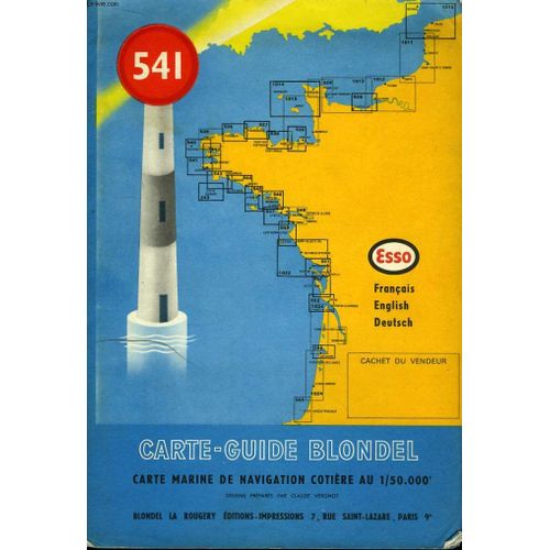 Carte-Guide Blondel N°541 : Morgat, Audierne, Le Raz De Sein