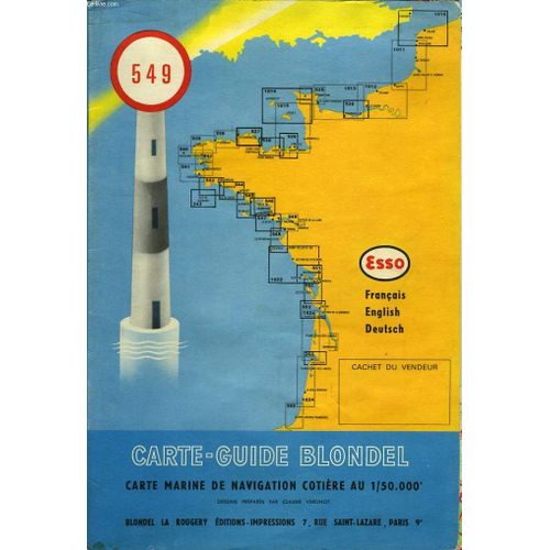 Carte-Guide Blondel N°549 : Pornic, St-Gilles S/Vie, Île De Noirmoutier, Île D'yeu
