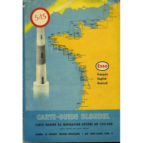 Carte-Guide Blondel N°545 : Lorient, La Trinité