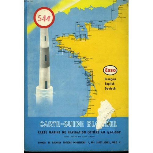 Carte-Guide Blondel N°544 : Concarneau, Lorient, Île De Croix