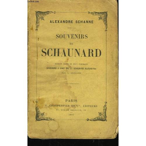 Souvenirs De Schaunard