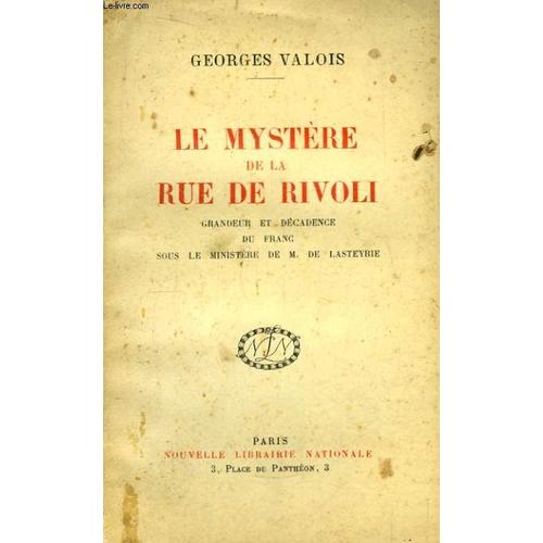 Le Mystère De La Rue De Rivoli