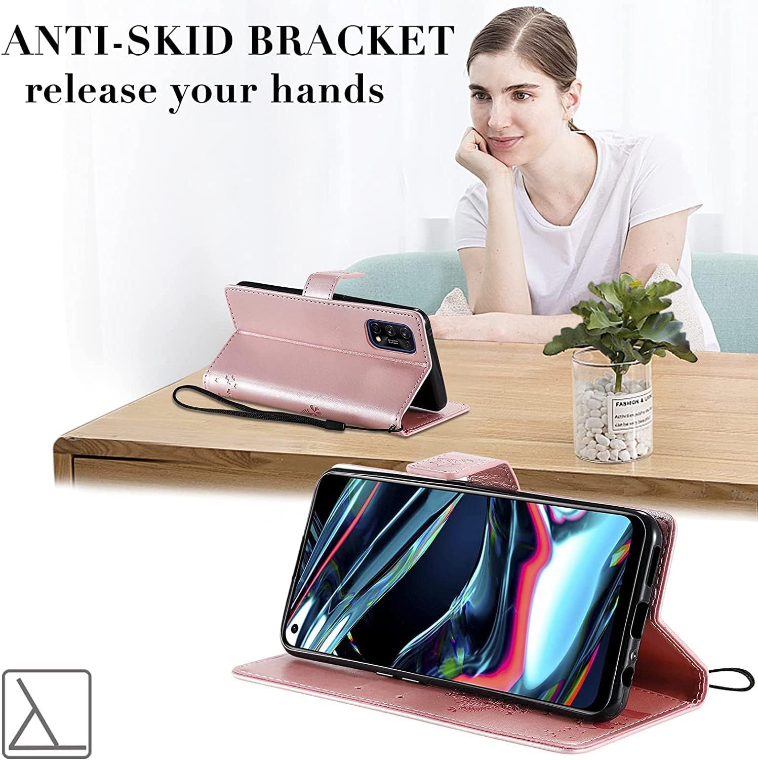 Coque Pour Realme 7 Pro Rabat Etui,Realme 7 Pro Protection H... - 3