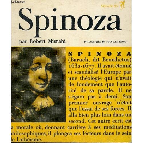 Spinoza - Collection Philosophes De Tous Les Temps N° 6