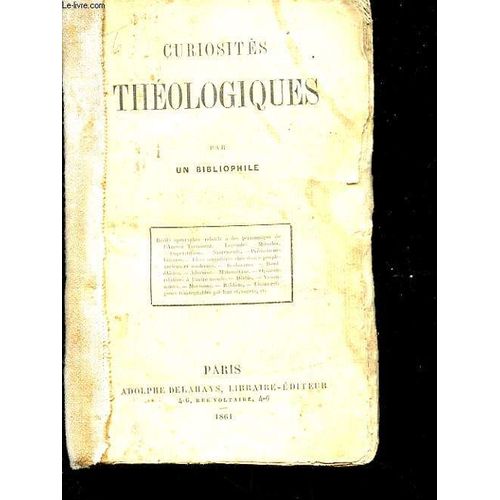 Curiosites Theologiques