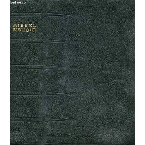 Missel Biblique De Tous Les Jours