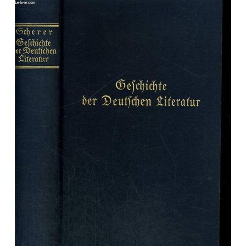 Geschichte Der Deutschen Literatur