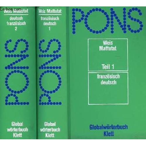 Pons Globalwörterbuch - N° 1 - Pons Globalwörterbuch - Weis-Mattutat