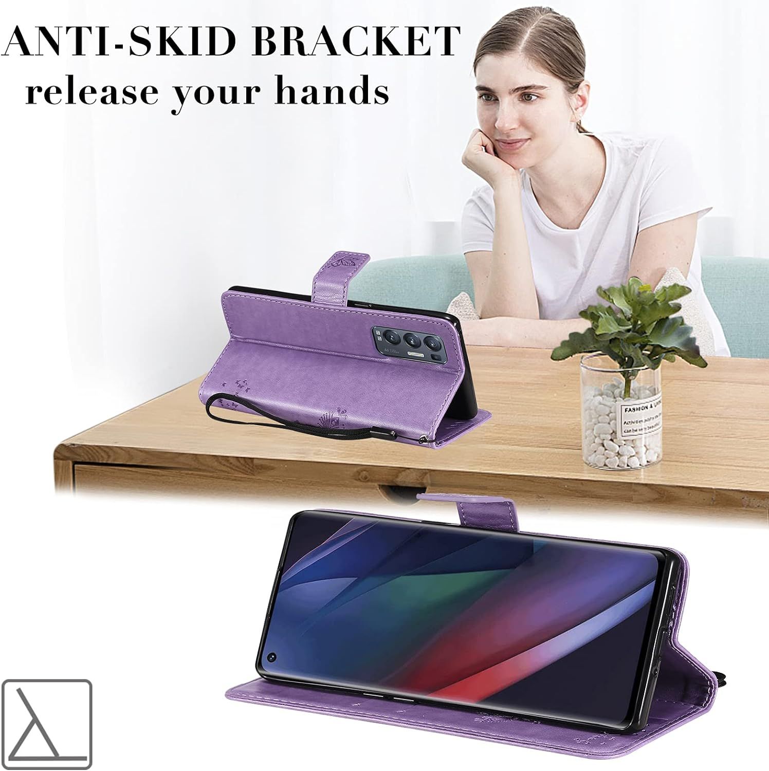 Coque Pour Oppo Find X2 Lite Rabat Etui,Oppo Find X2 Lite 5g... - 3
