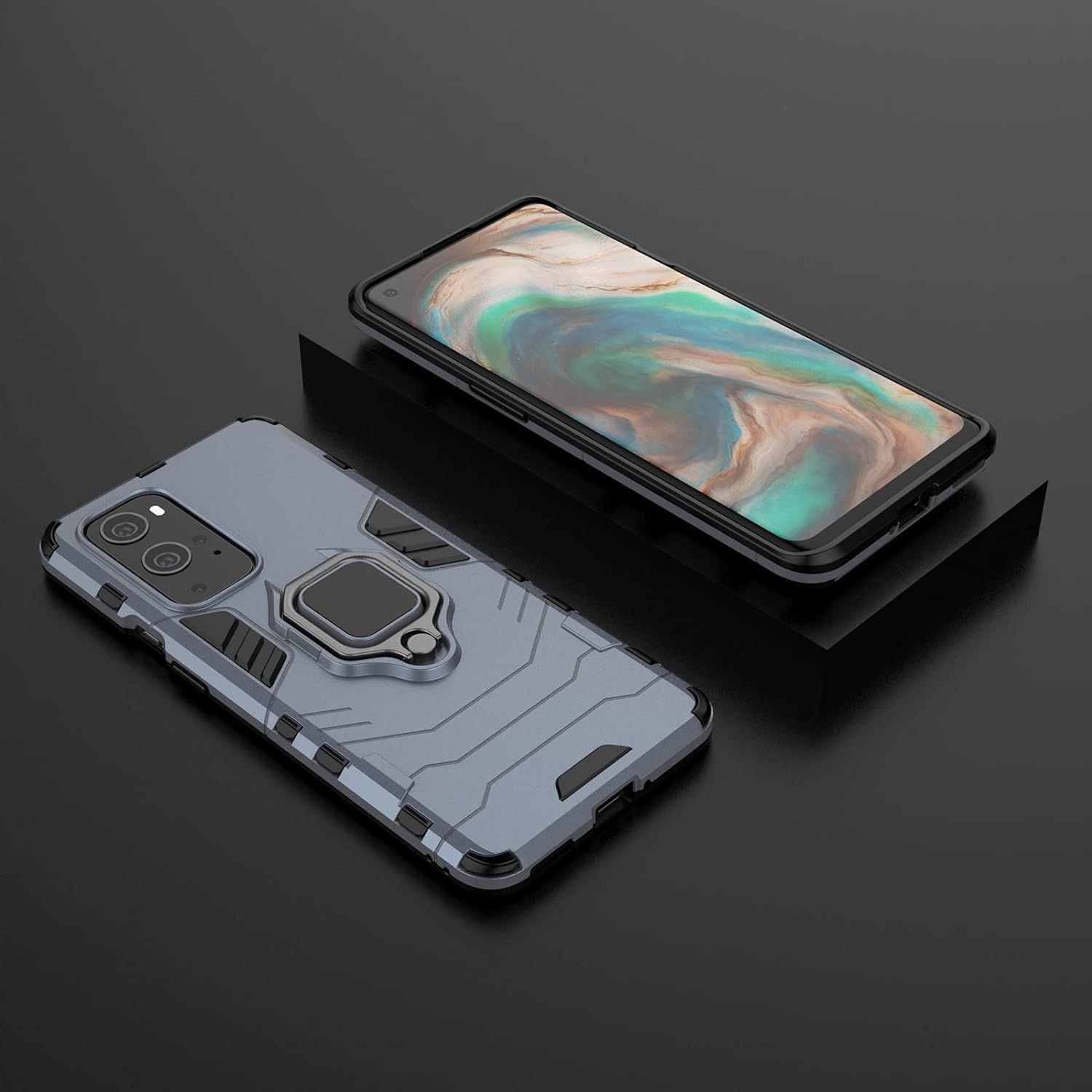Coque Pour Oneplus 9 Pro 5g,Double Couche Renforcee Defense ... - 2