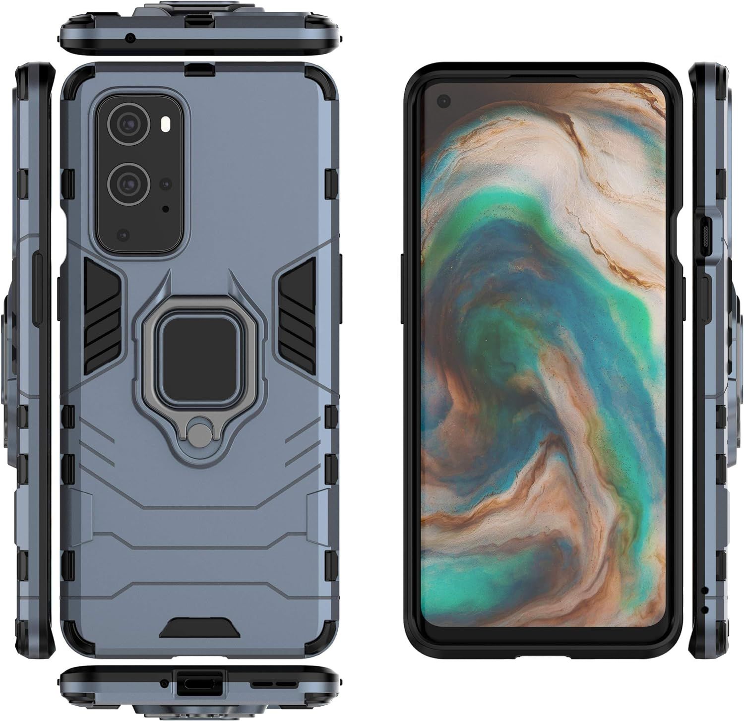 Coque Pour Oneplus 9 Pro 5g,Double Couche Renforcee Defense ... - 4