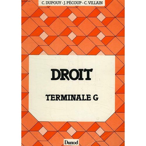 Droit Terminale G
