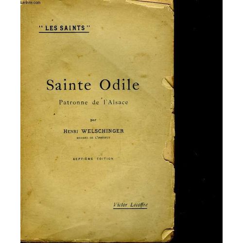 Sainte Odile - Patronne De L'alsace