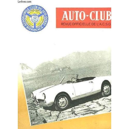 Auto-Club Revue Officielle De L'acso - 3° Annee - N°17