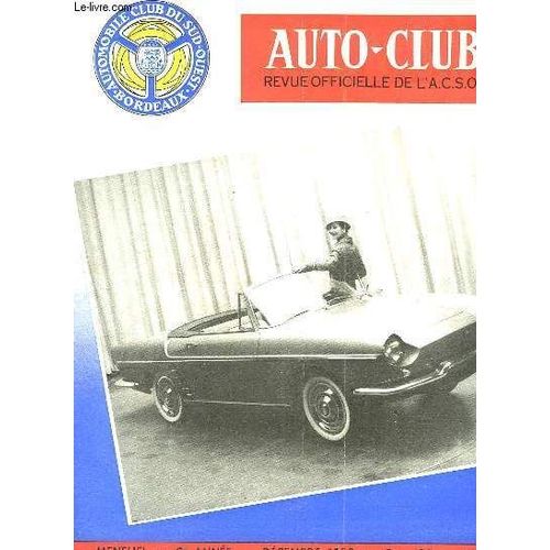 Auto-Club - Revue Officielle De L'a.C.S.O. - 2° Annee - N°14