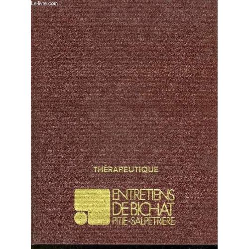Entretiens De Bichat Pitie-Salpetriere - Therapeutique