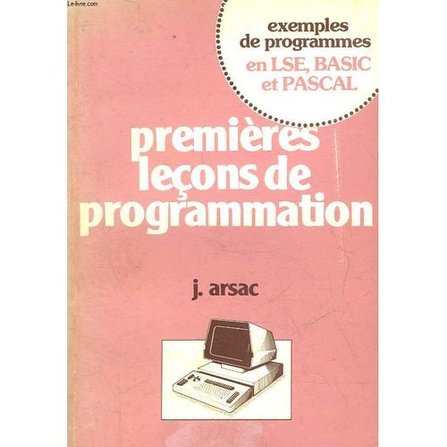 Premières Leçons De Programmation