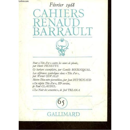 Cahiers Paul Claudel - N°65