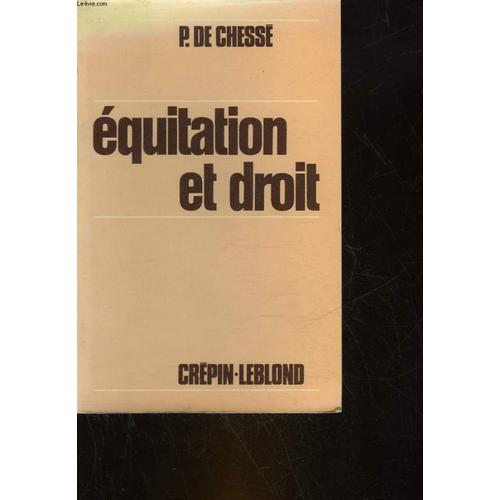 Equitation Et Droit