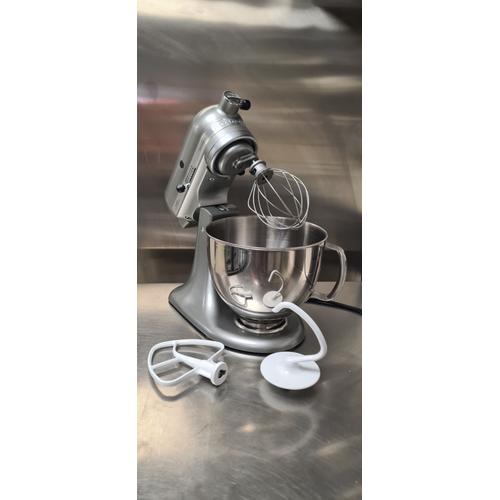 Robot pâtissier | Kitchenaid artisan gris argent 4.8L | facture et emballage d'origine