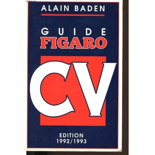 Guide Figaro Cv Edition 1992-1993